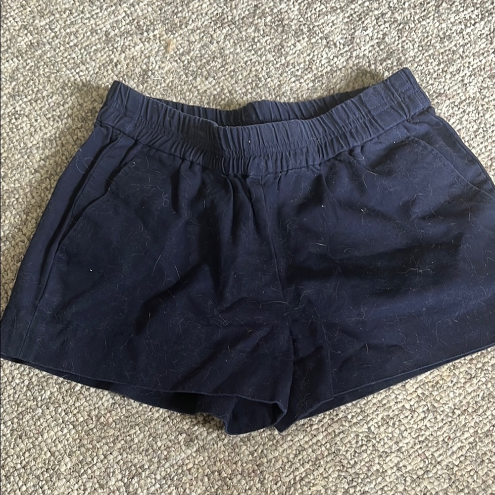 J. Crew Blue Athletic Shorts Lightweight Elastic Waistband